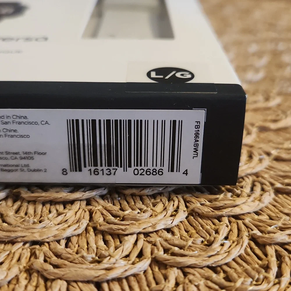 Fitbit Versa Classic BAND ONLY White Large Brand New in box - SIZE LARGE
